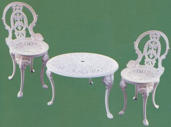 Silla y mesa ratona "Reina Ana"