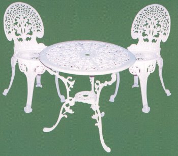 Silla y mesa "Victoriana"
