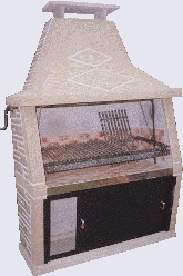 Parrilla simil piedra